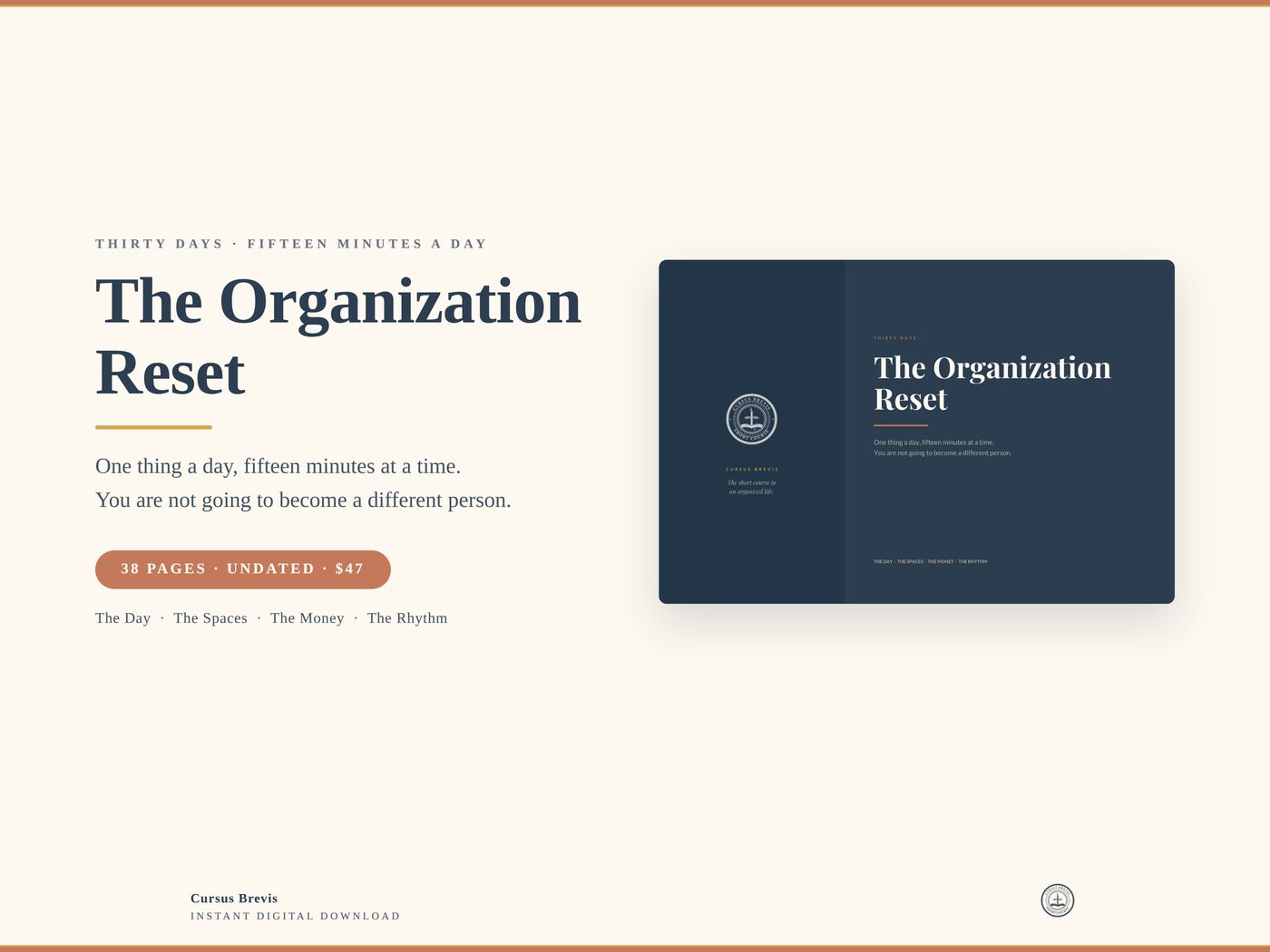 The 30-Day Organization Reset — preview 1