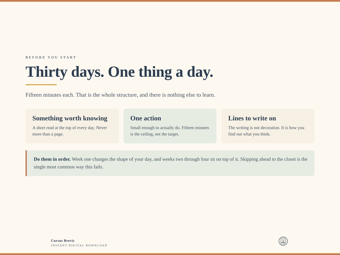 The 30-Day Organization Reset — preview 4