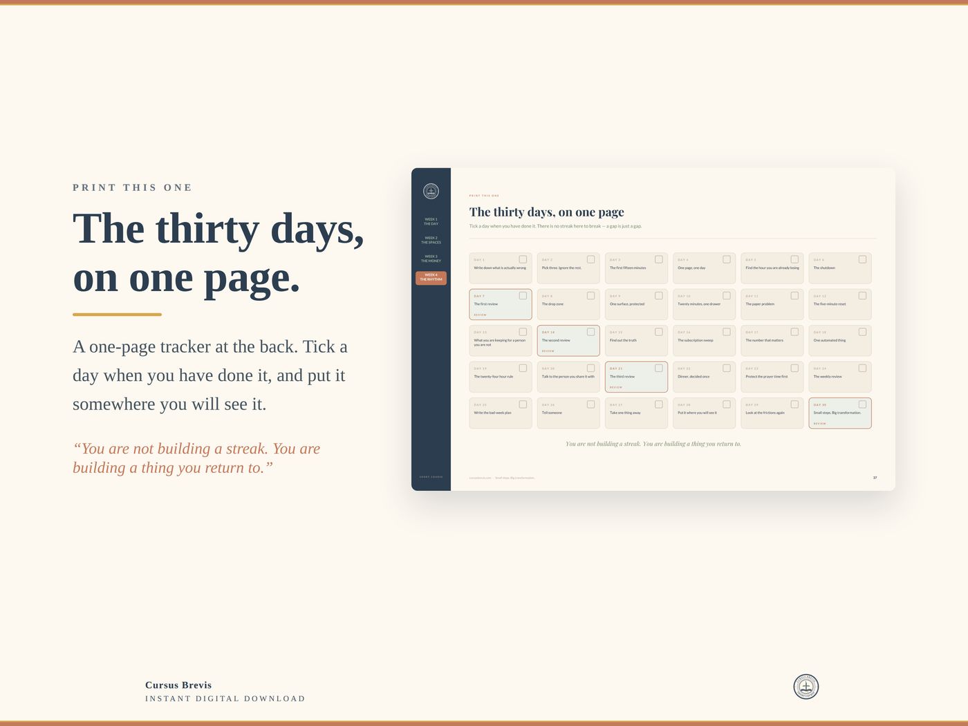The 30-Day Organization Reset — preview 14