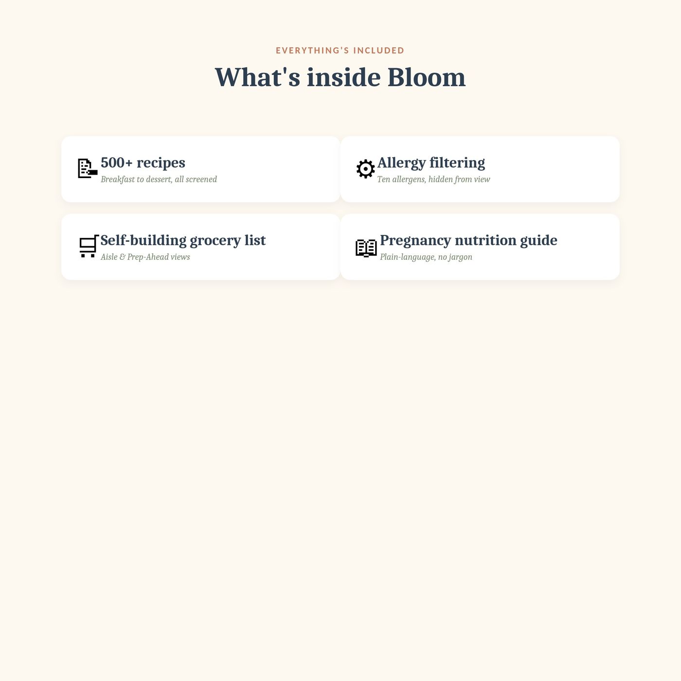 Bloom - A Meal Planner for Every Trimester — preview 14