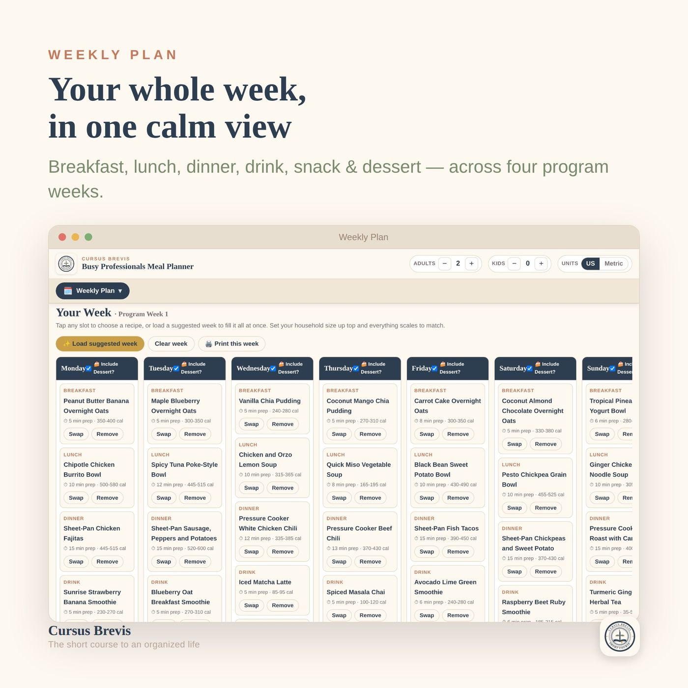 The Busy Professionals Meal Planner — preview 6