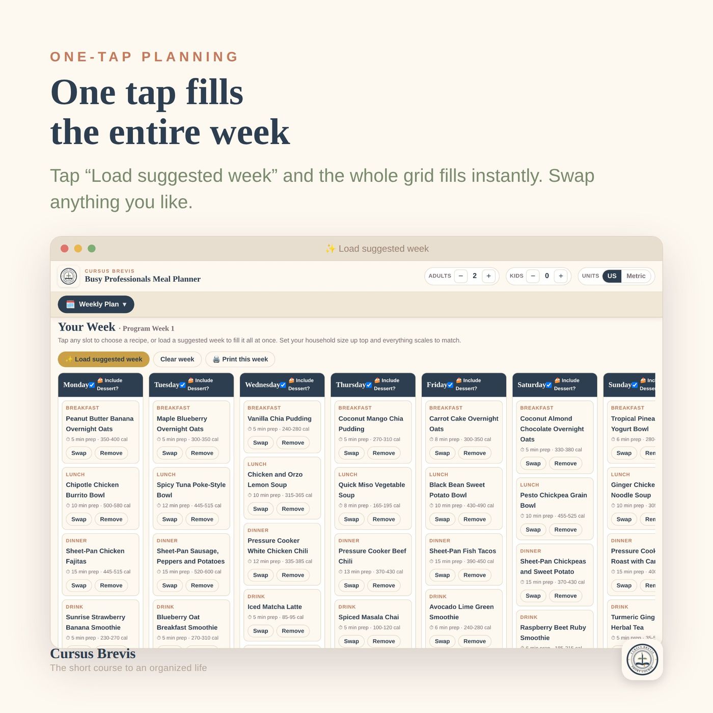The Busy Professionals Meal Planner — preview 7