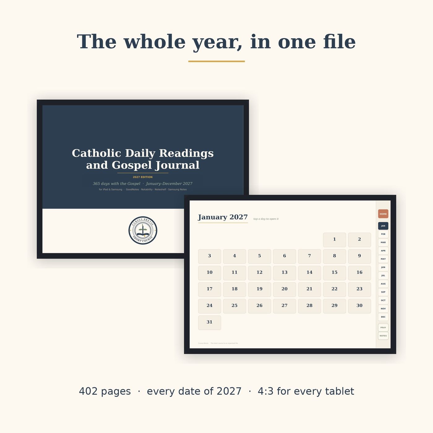 Catholic Daily Readings Journal - 2027 Edition, Tablet + Phone — preview 14