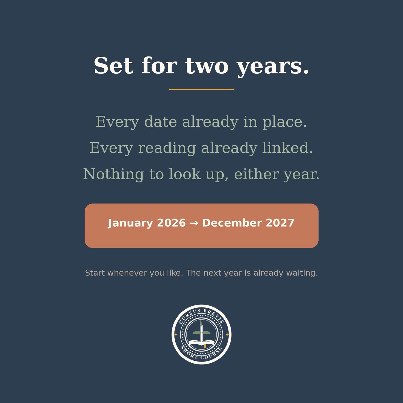 Catholic Daily Readings & Gospel Journal — 2026 + 2027 Bundle — set for two years