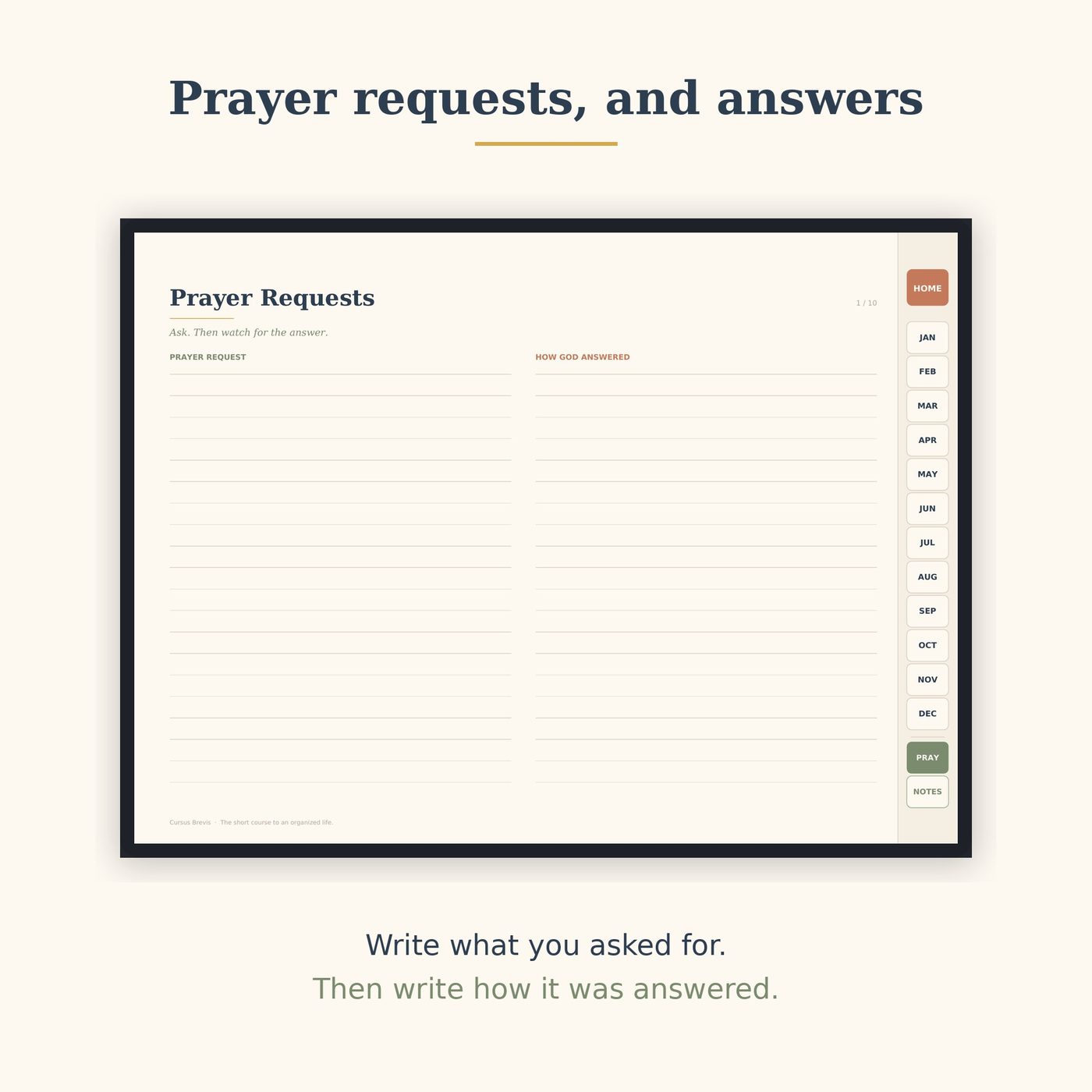 Catholic Daily Readings & Gospel Journal — 2026 + 2027 Bundle — prayer request pages