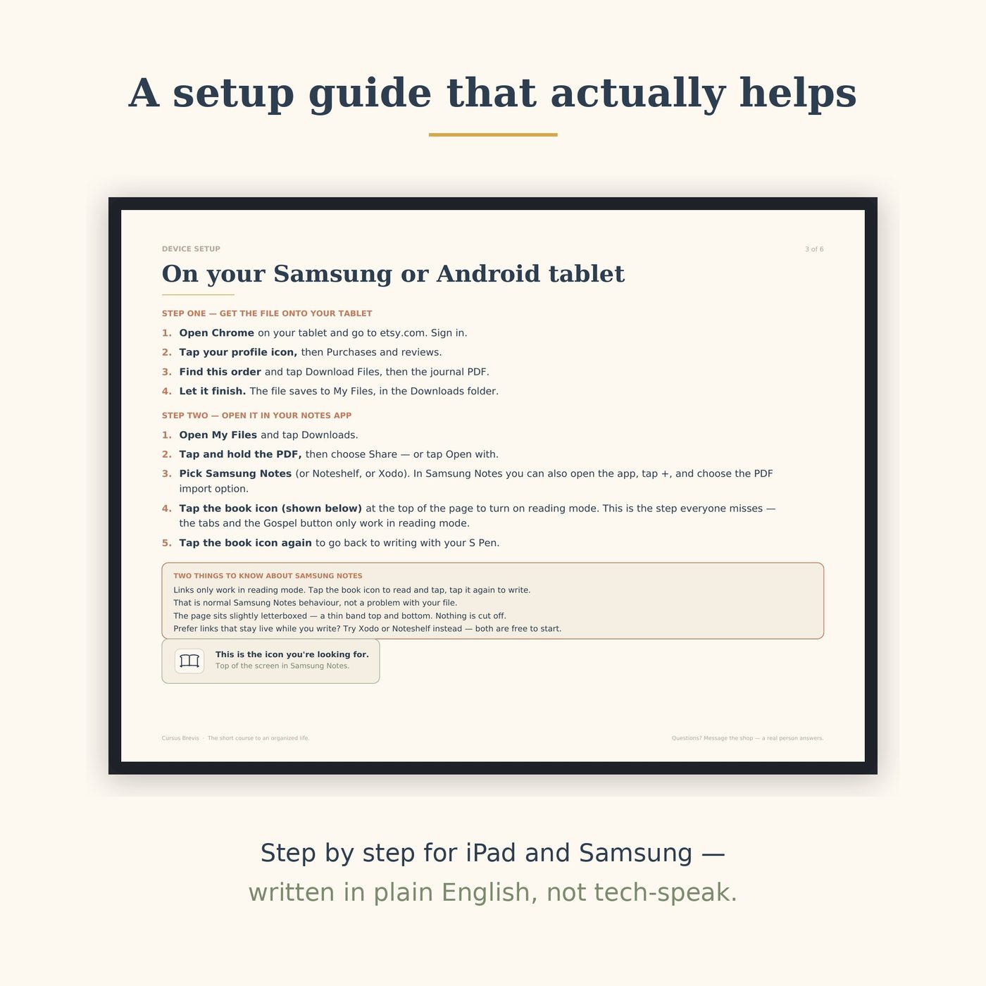 Catholic Daily Readings & Gospel Journal — 2026 + 2027 Bundle — setup guide