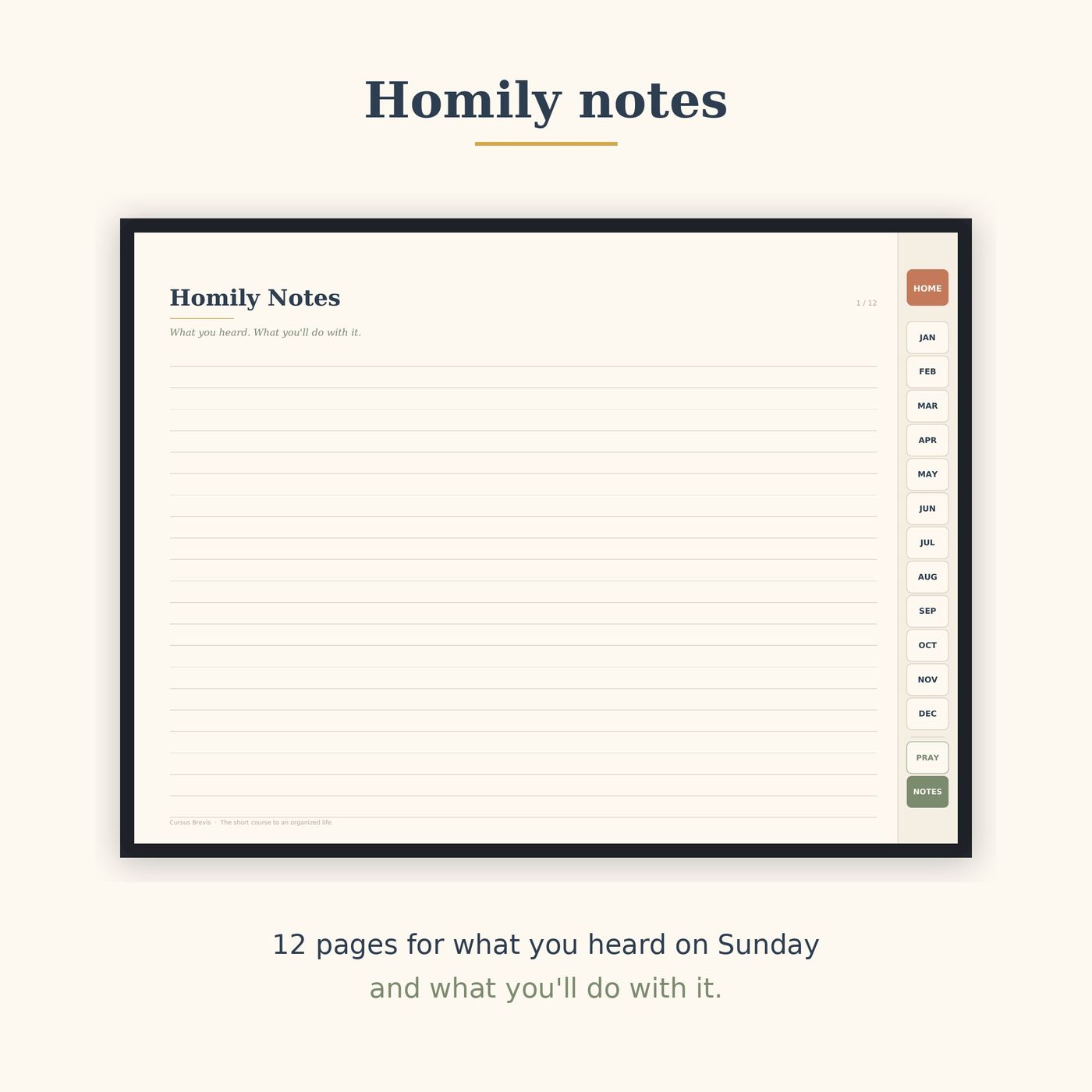 Catholic Daily Readings & Gospel Journal (Undated) — preview 12