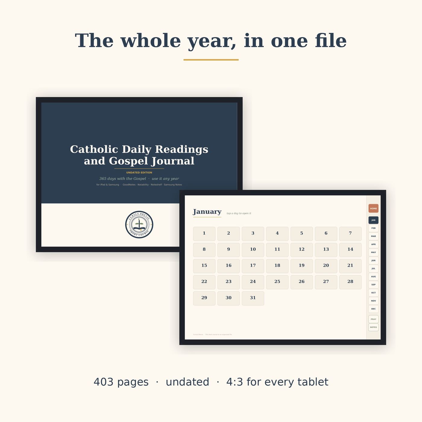 Catholic Daily Readings & Gospel Journal (Undated) — preview 18