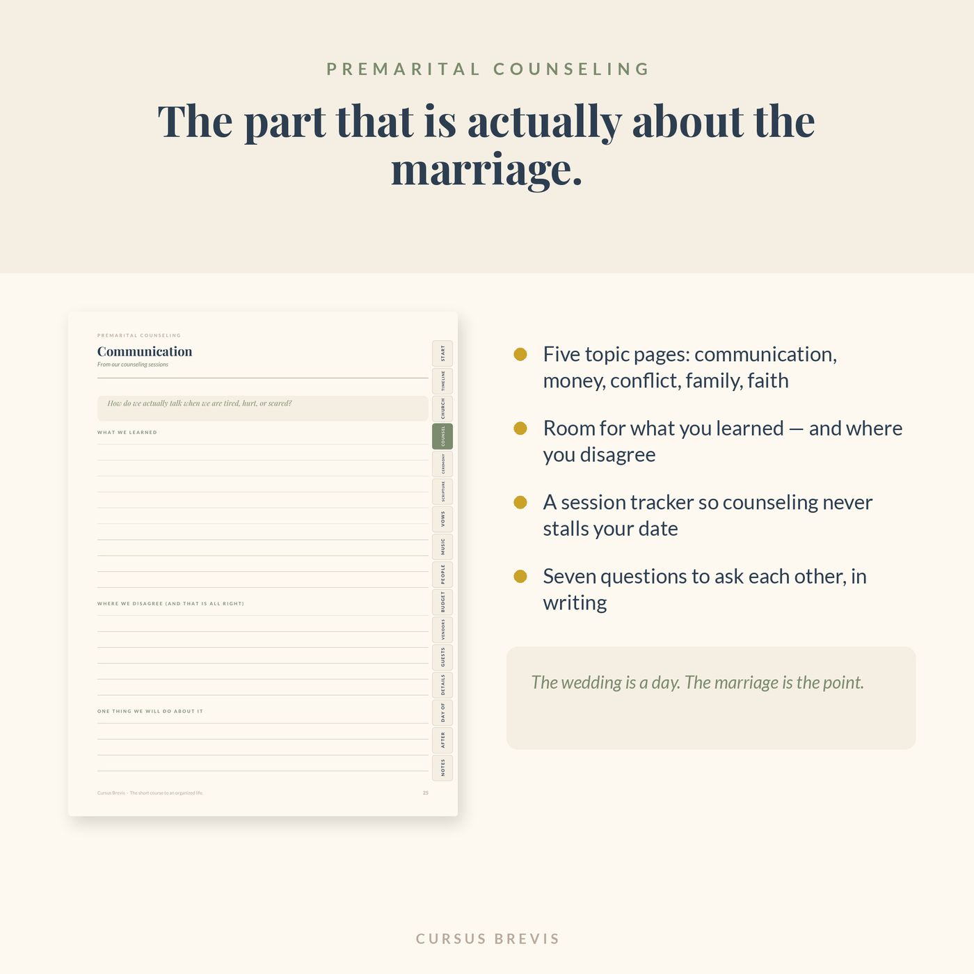 Cord of Three - Christian Wedding Planner — preview 8