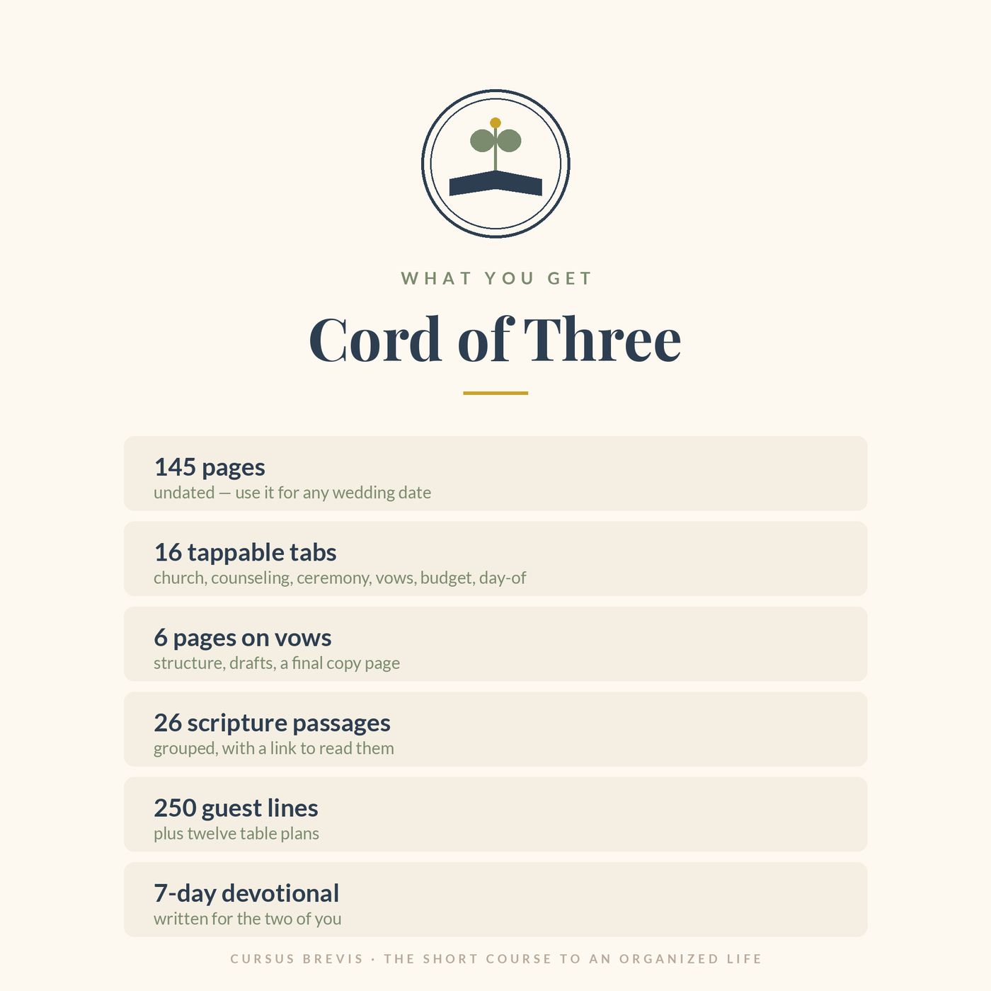 Cord of Three - Christian Wedding Planner — preview 12