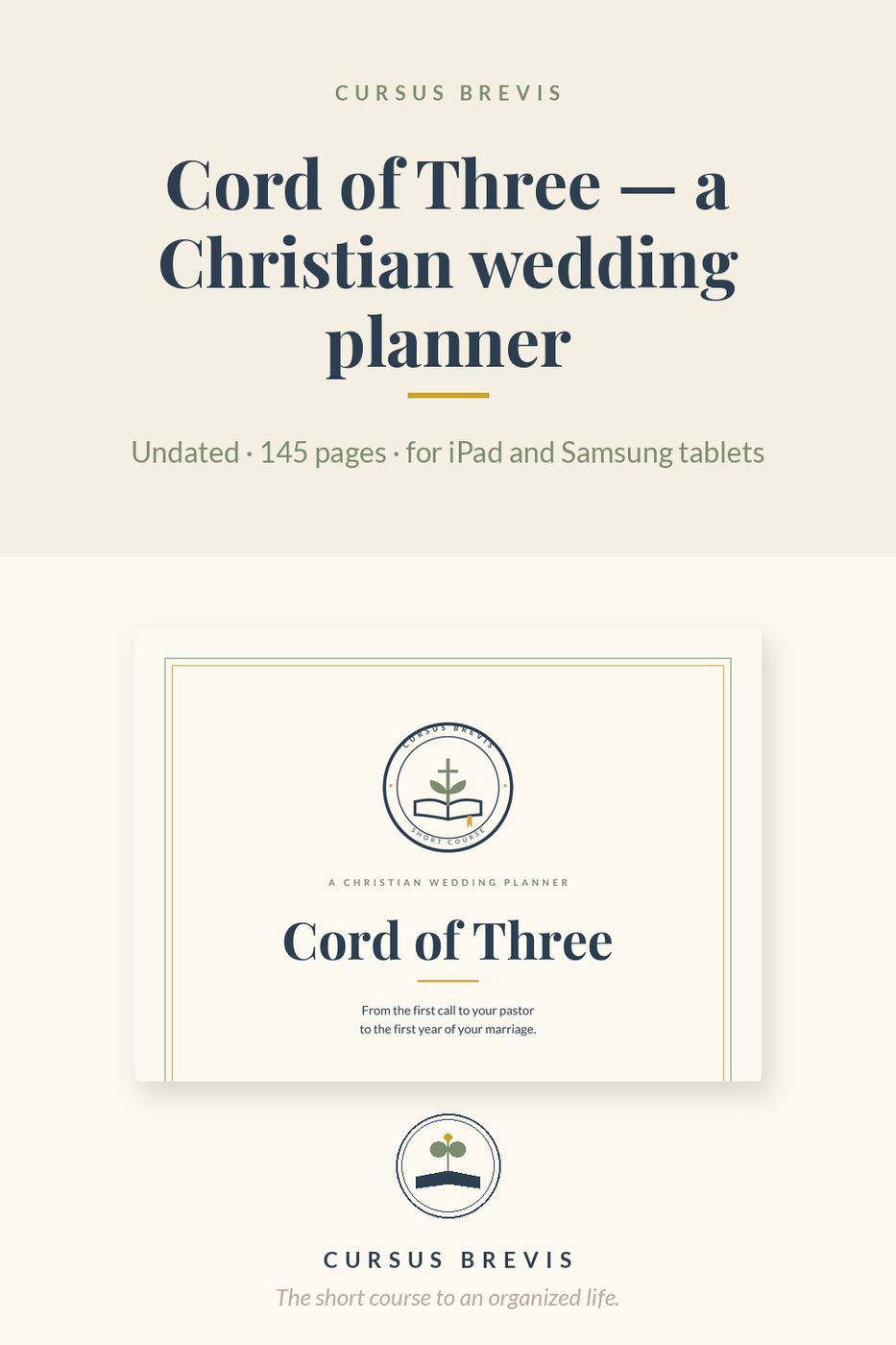 Cord of Three - Christian Wedding Planner — preview 22
