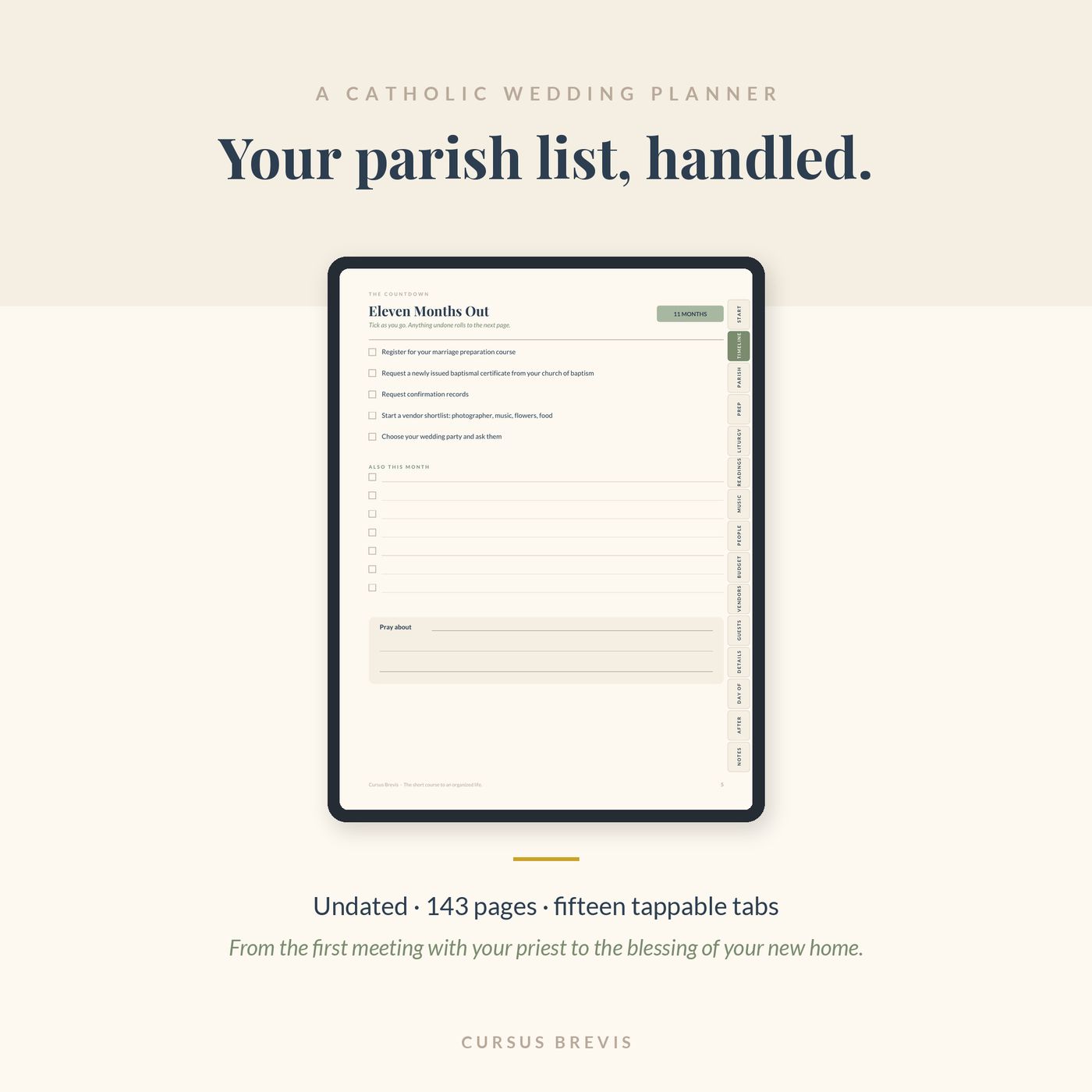 Covenant - Catholic Wedding Planner — preview 1