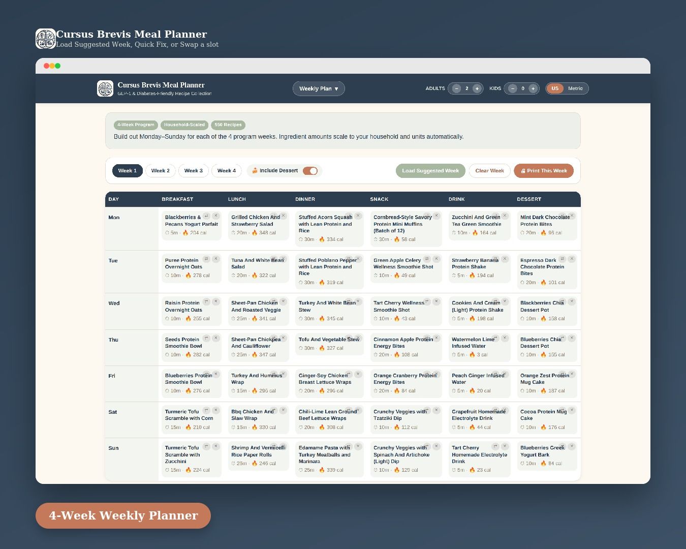 GLP-1 & Diabetes-Friendly Meal Planner — preview 13