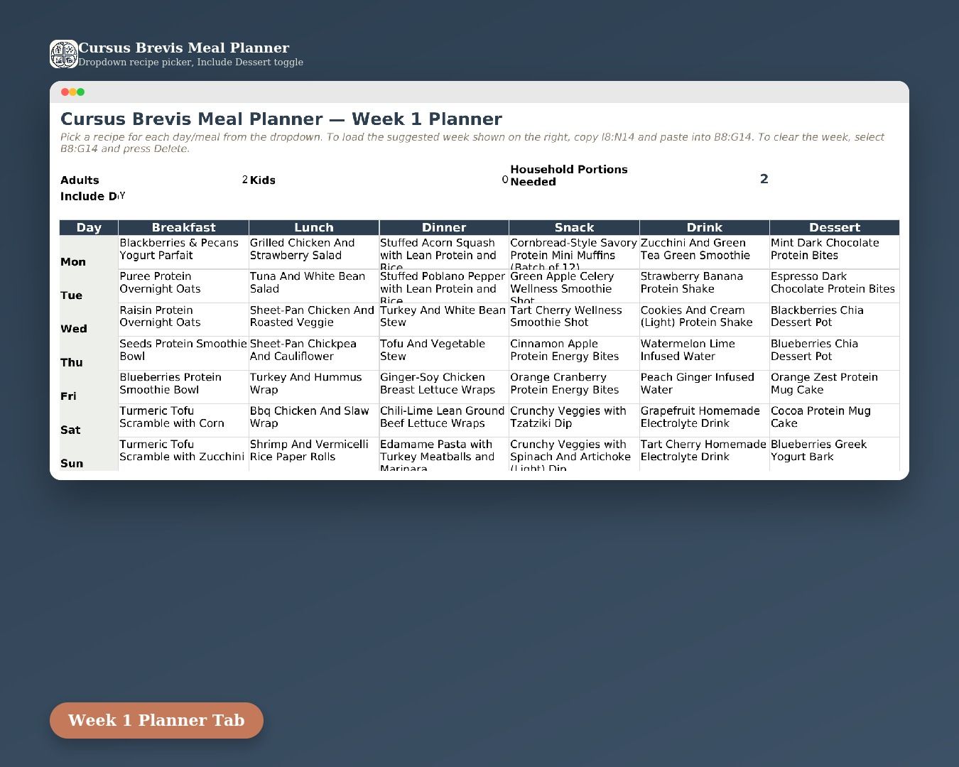 GLP-1 & Diabetes-Friendly Meal Planner — preview 18