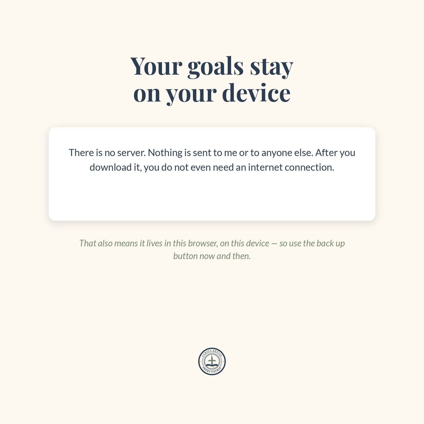 The Goal Tracker Dashboard — preview 14