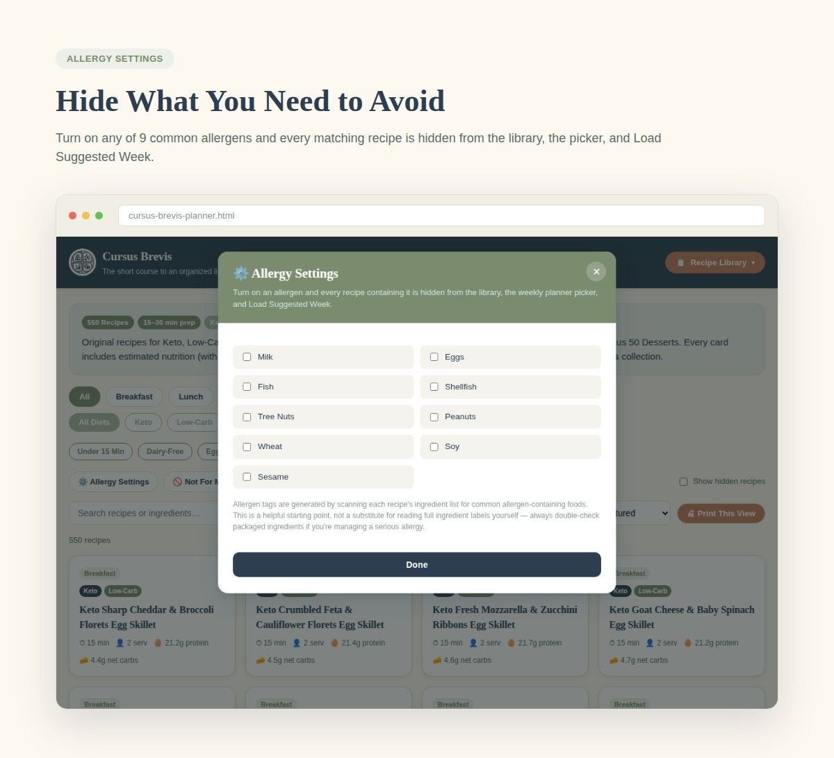 Keto, Low-Carb & High-Protein Meal Planner Bundle — preview 10