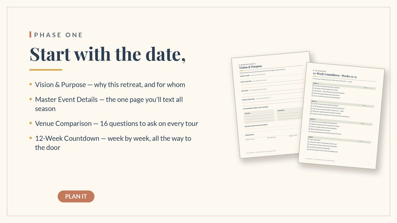 The Ministry Leader's Retreat & Events Organizer — preview 9