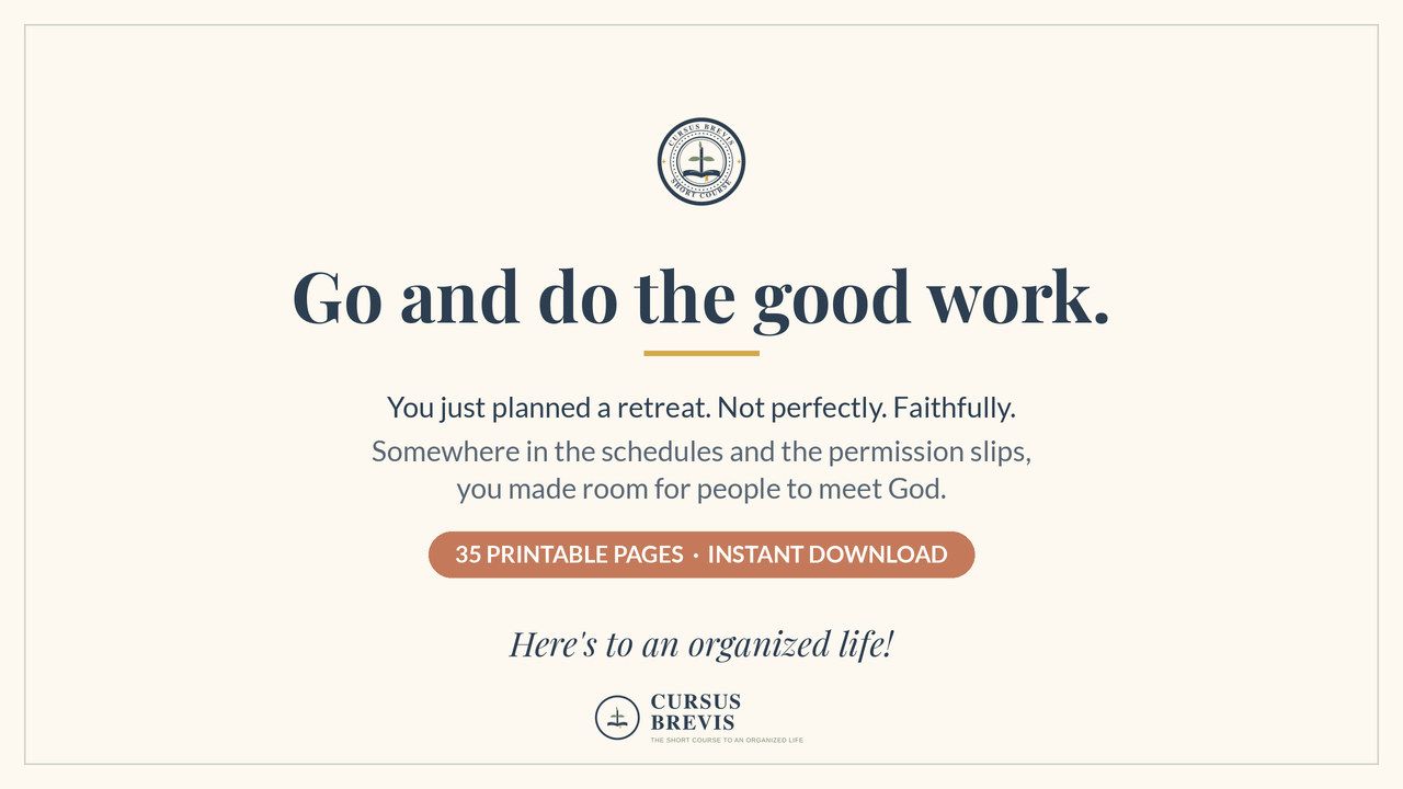 The Ministry Leader's Retreat & Events Organizer — preview 23