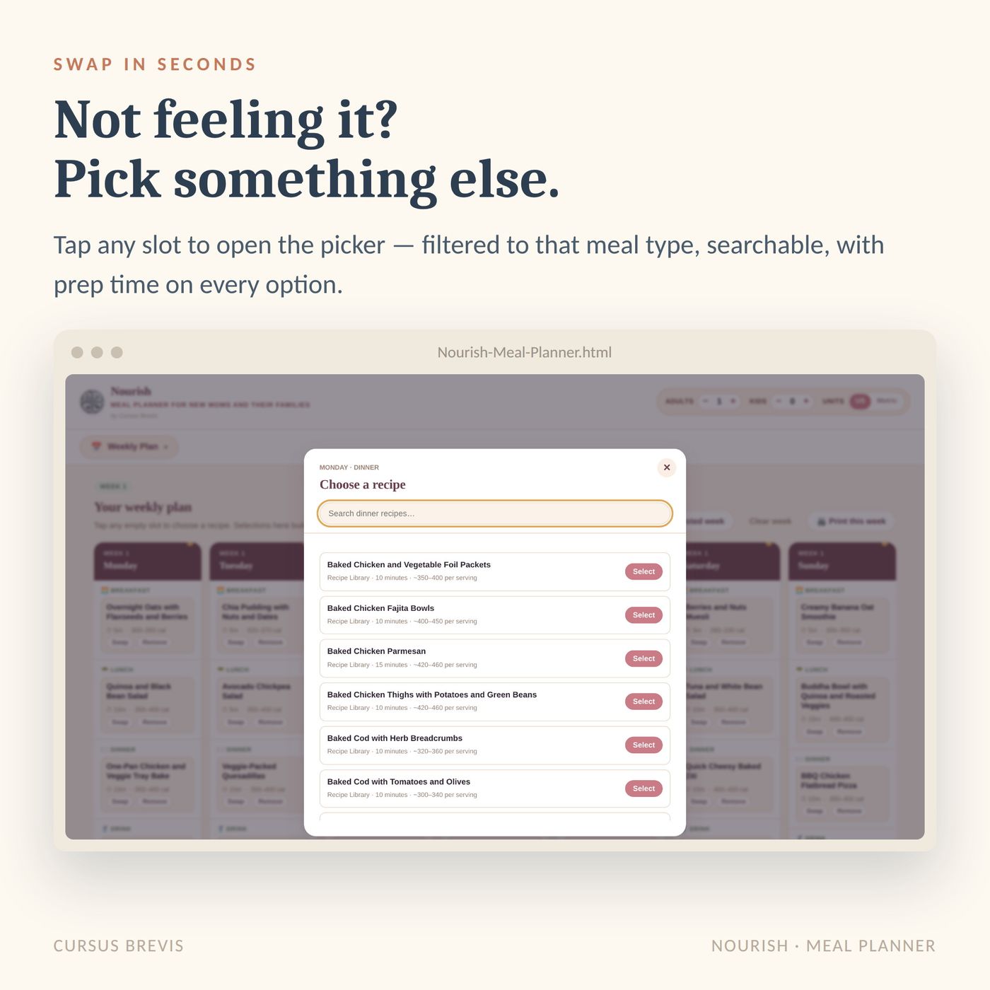 Nourish - Postpartum & Breastfeeding Meal Planner — preview 13