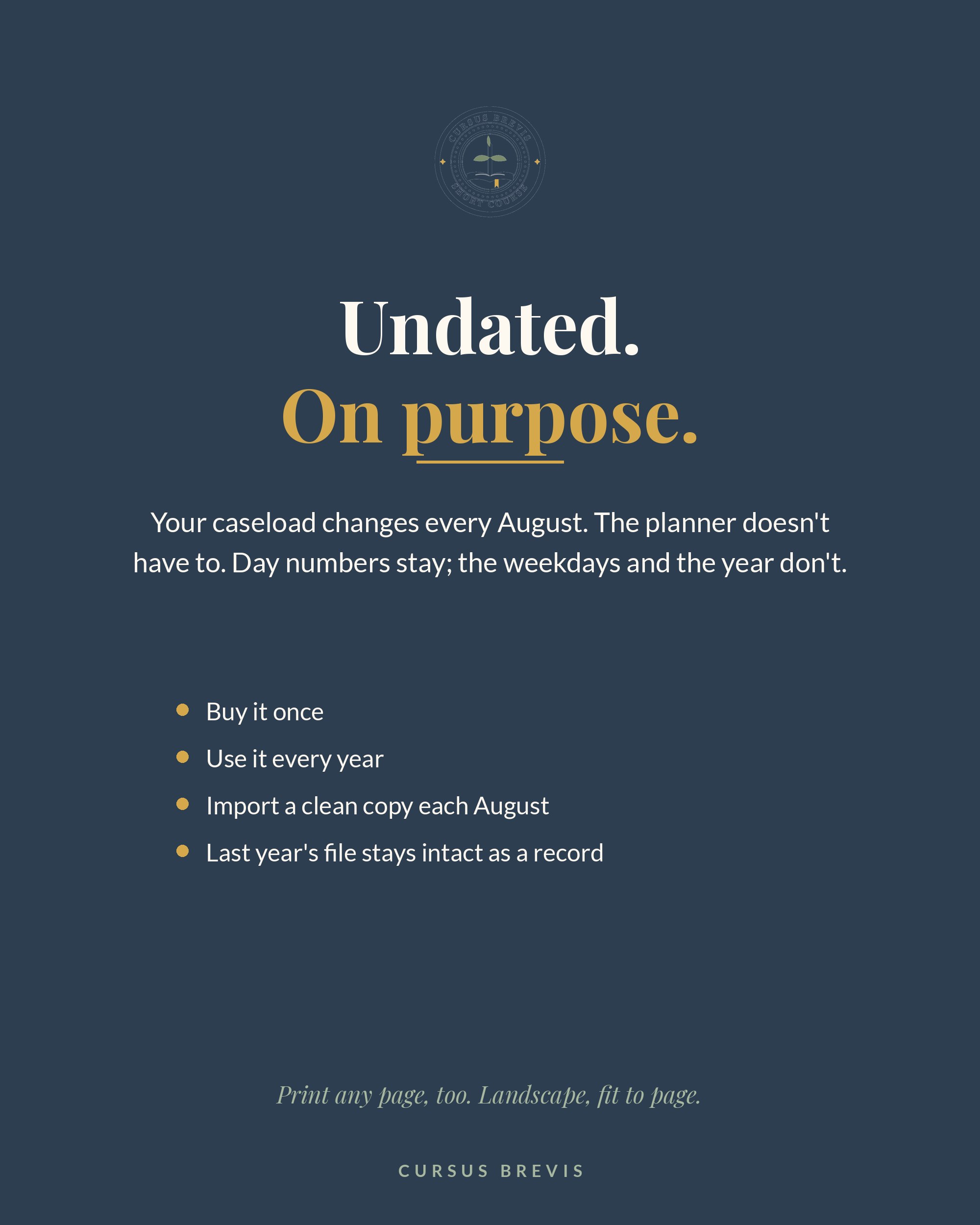 Undated month grids — no year printed, works every year