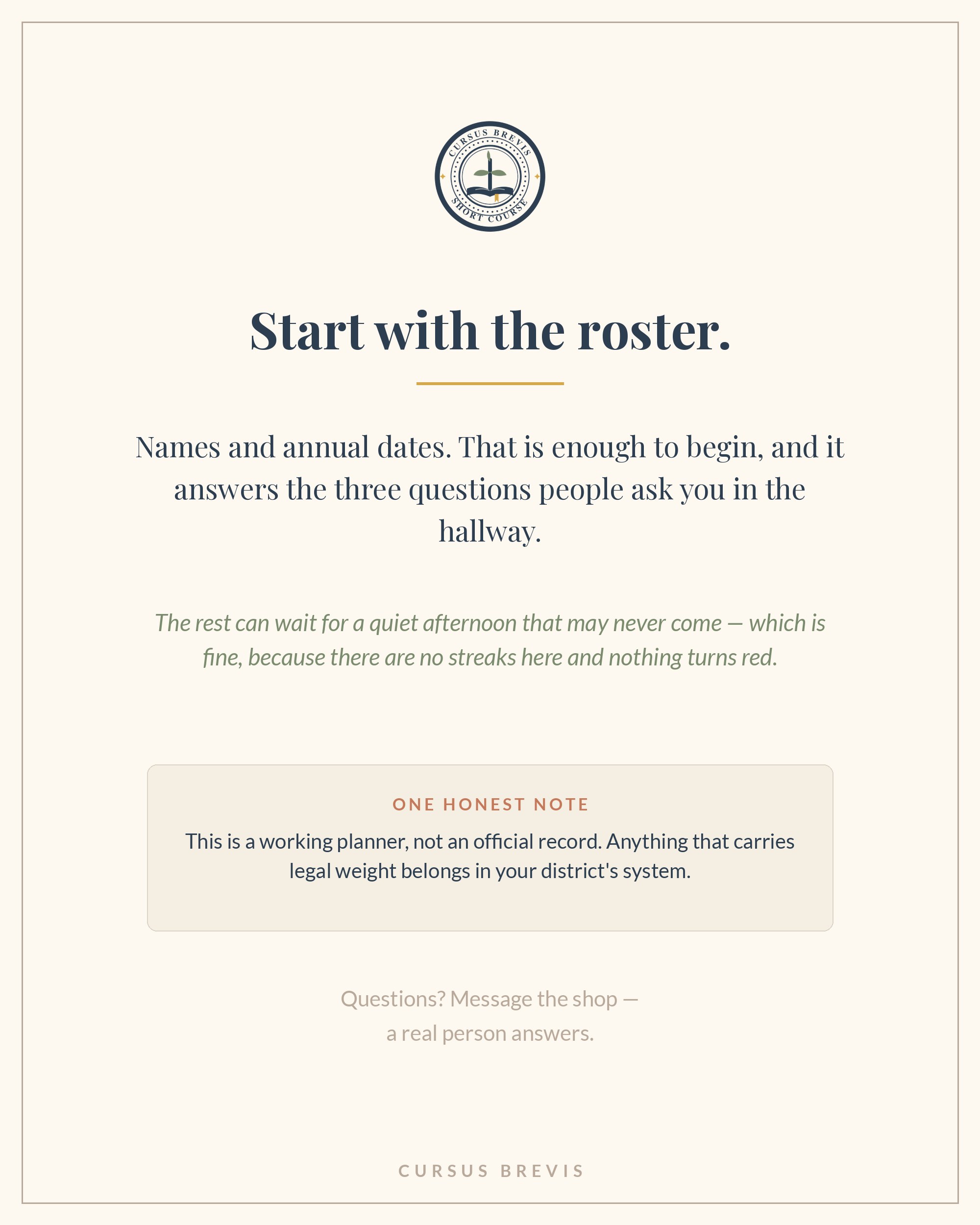 Your caseload, your goals and your minutes, in one place that never expires