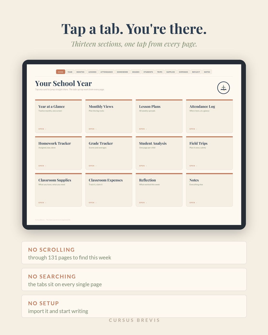 The Organized Teacher - Undated Teacher Planner — preview 5