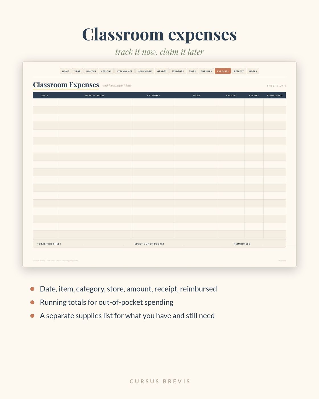 The Organized Teacher - Undated Teacher Planner — preview 13