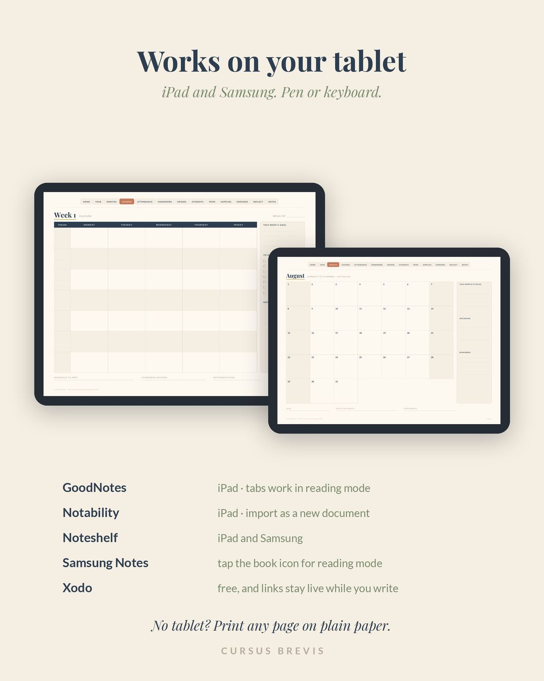 The Organized Teacher - Undated Teacher Planner — preview 17