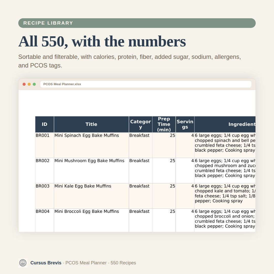PCOS Meal Planner Bundle — preview 18