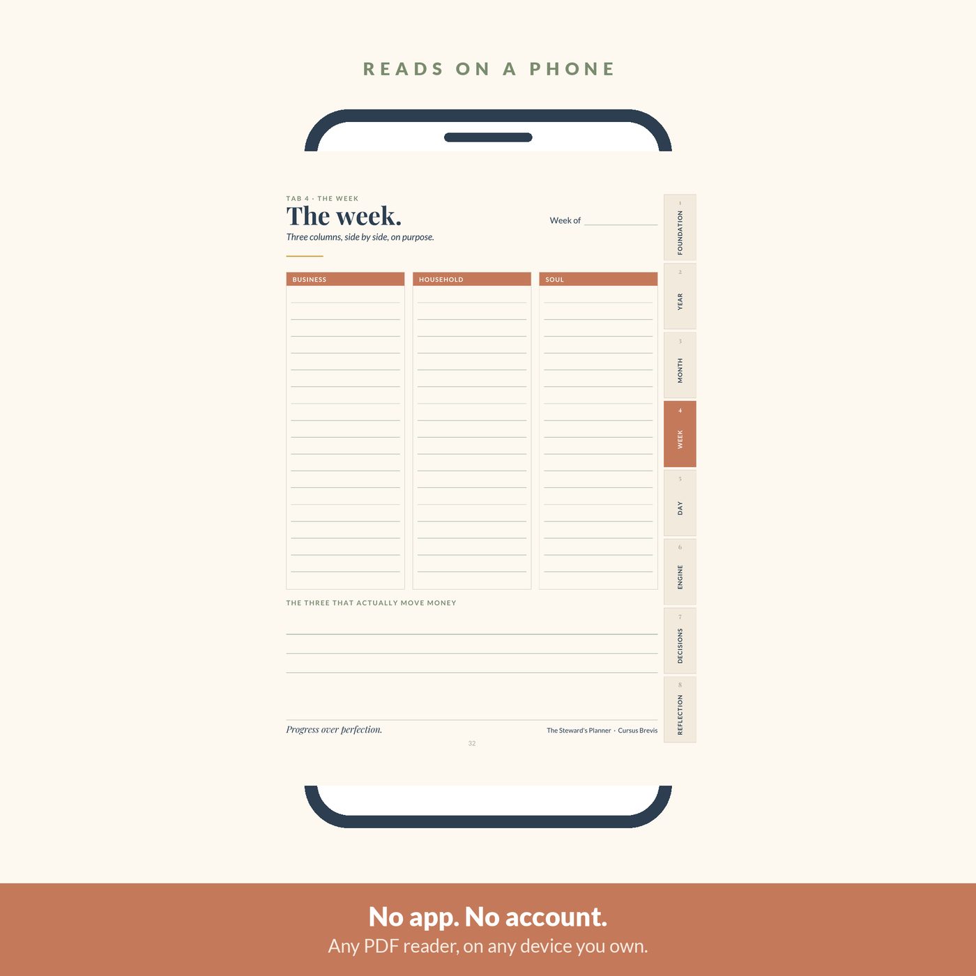 The Steward’s Planner — Works on your phone
