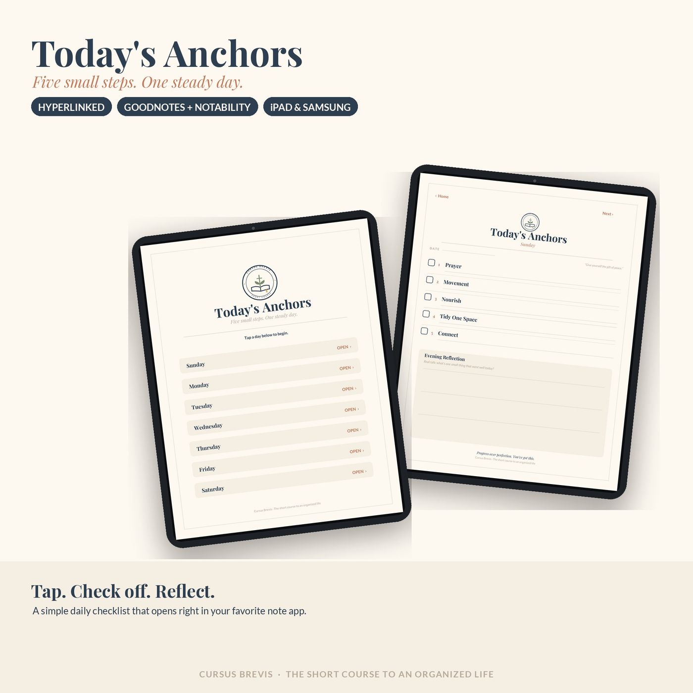 Today's Anchors - Five Small Steps, One Steady Day — preview 1